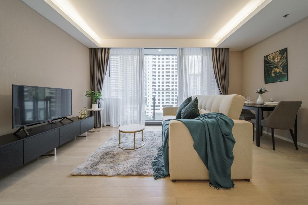 Sukhumvit 11#Luxury#Pool#Gym#Bts Nana&Mrt Sukhumvit#1Br#Max2Ppl Apartment Bangkok Exterior photo