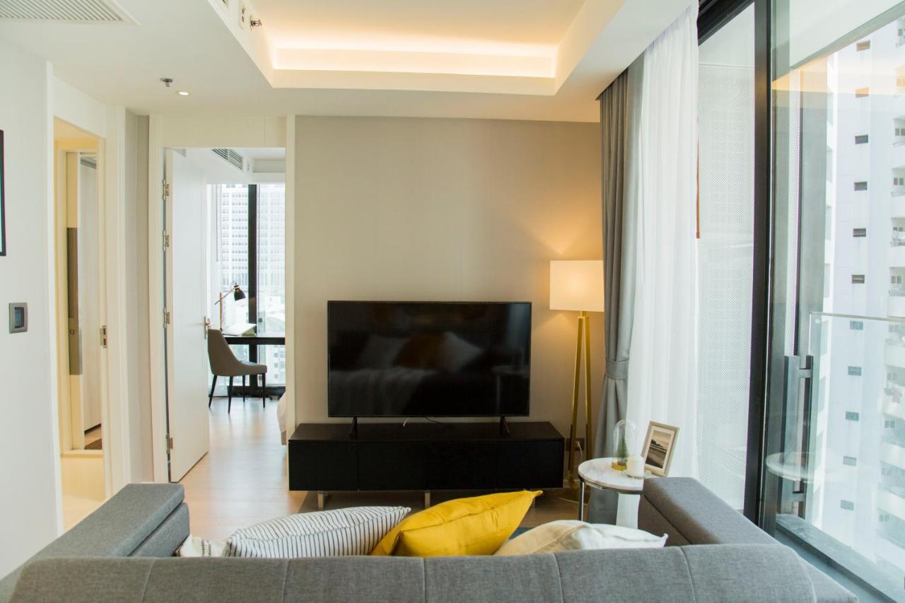 Sukhumvit 11#Luxury#Pool#Gym#Bts Nana&Mrt Sukhumvit#1Br#Max2Ppl Apartment Bangkok Exterior photo
